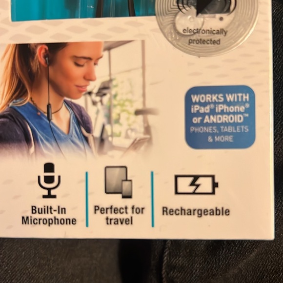 NOGO POWERECAL  WIRELESS MAGNETIC STEREO EARBUDS - Picture 2 of 5